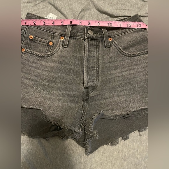 Levis 501 Denim Shorts - Picture 6 of 8
